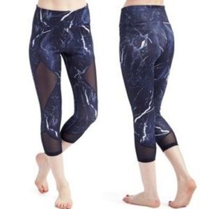 💜 Vogo Athletica Marble Print Mesh Leggings. S